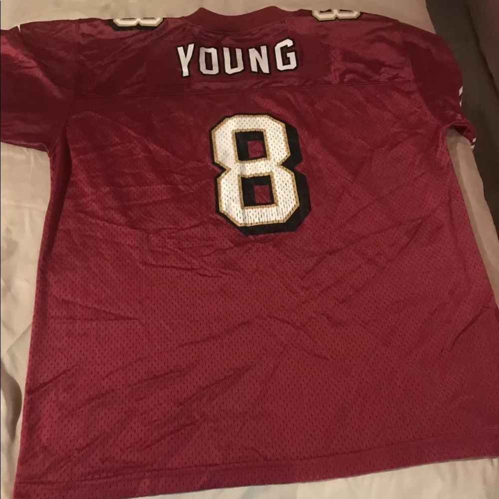 Vintage San Fran 49ers Steve young nfl jersey XL